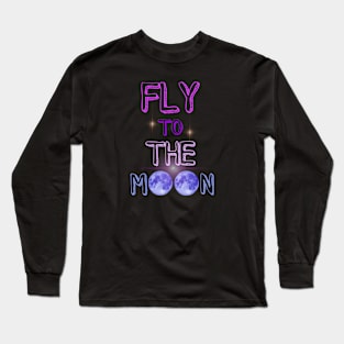 Fly Me To The Moon by kuh Long Sleeve T-Shirt